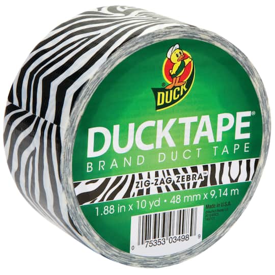 Duck Tape&#xAE; Zebra Patterned Brand Duct Tape